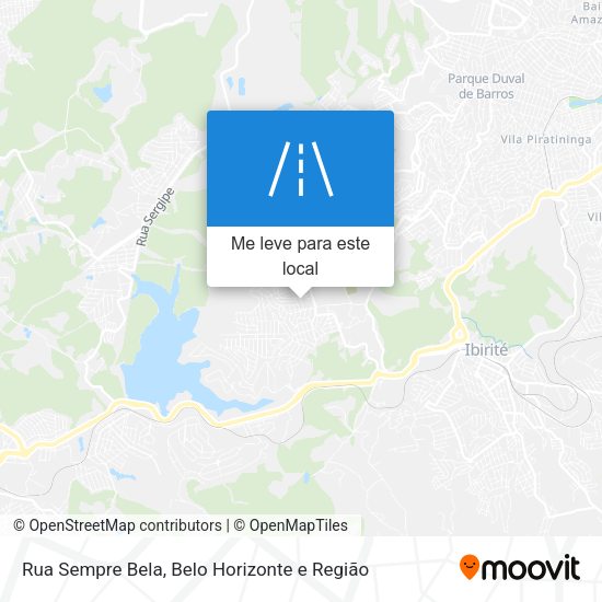 Rua Sempre Bela mapa