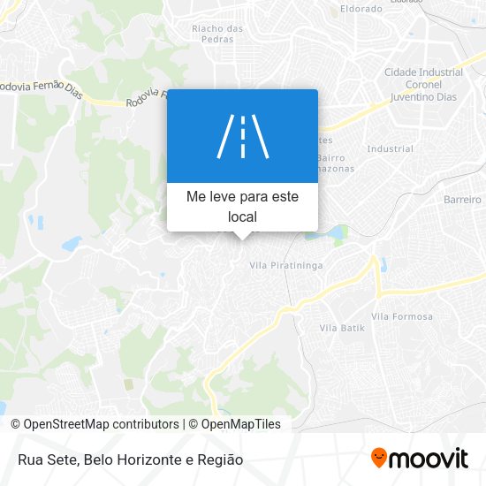 Rua Sete mapa