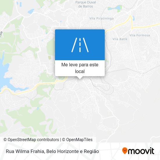 Rua Wilma Frahia mapa