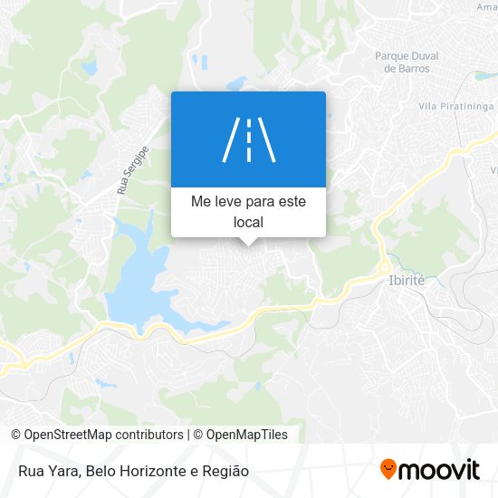 Rua Yara mapa