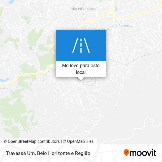 Travessa Um mapa