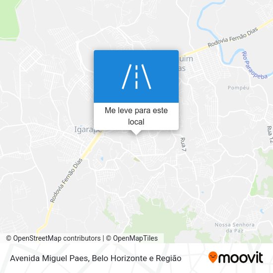 Avenida Miguel Paes mapa