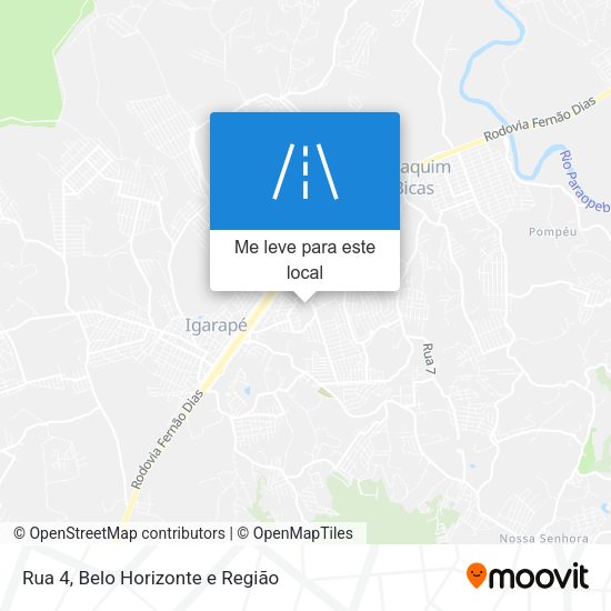 Rua 4 mapa