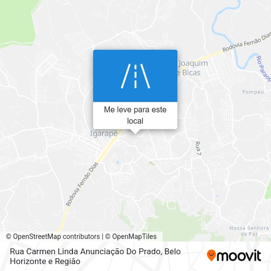 Rua Carmen Linda Anunciação Do Prado mapa