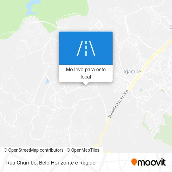 Rua Chumbo mapa