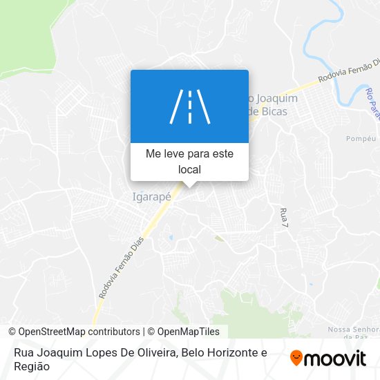 Rua Joaquim Lopes De Oliveira mapa