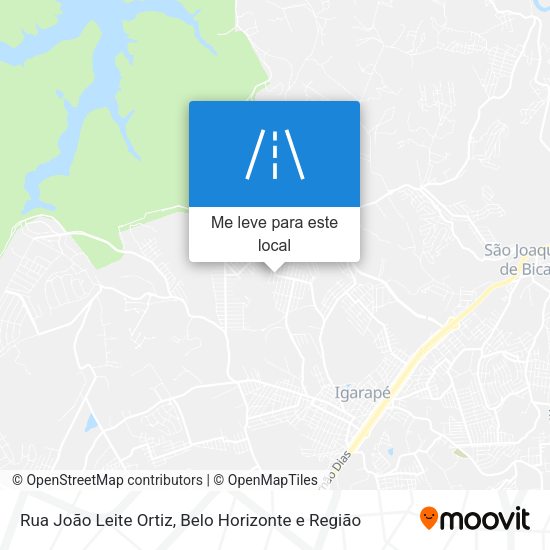 Rua João Leite Ortiz mapa