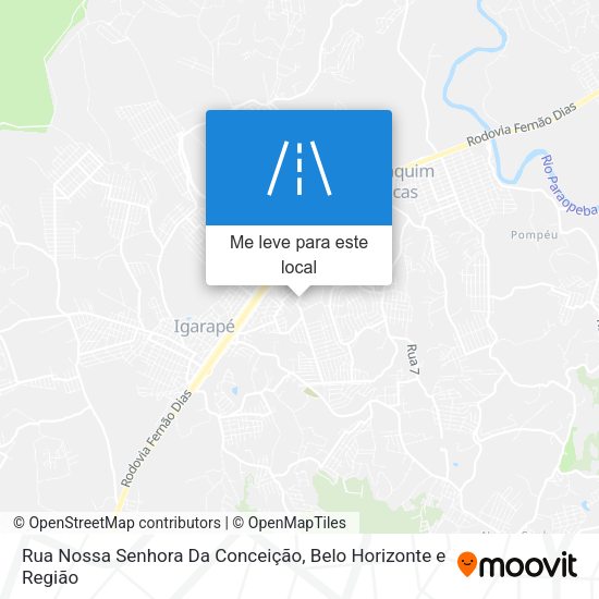 Rua Nossa Senhora Da Conceição mapa