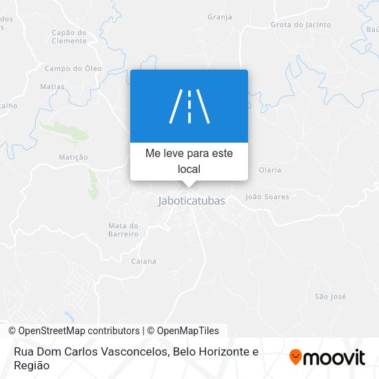 Rua Dom Carlos Vasconcelos mapa