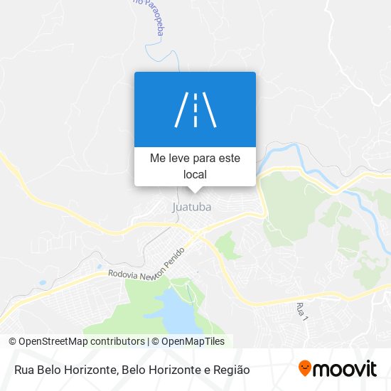 Rua Belo Horizonte mapa