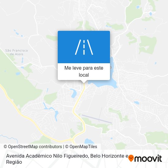Avenida Acadêmico Nilo Figueiredo mapa
