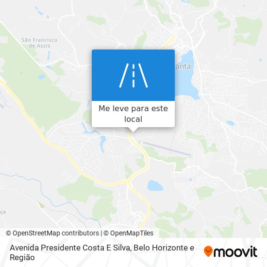 Avenida Presidente Costa E Silva mapa