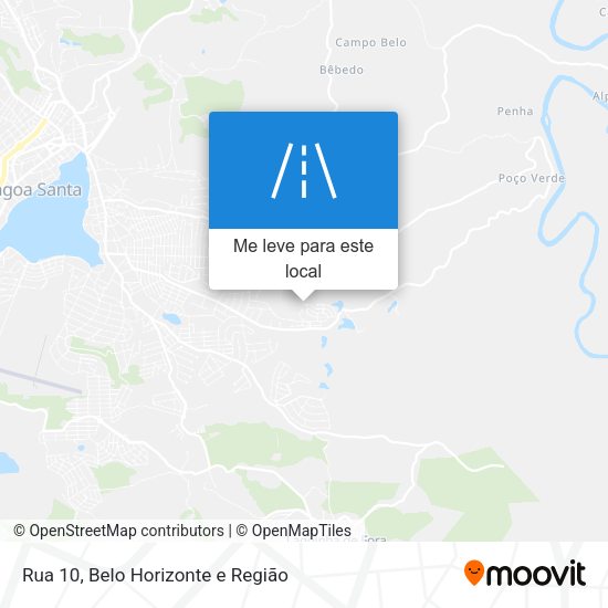 Rua 10 mapa