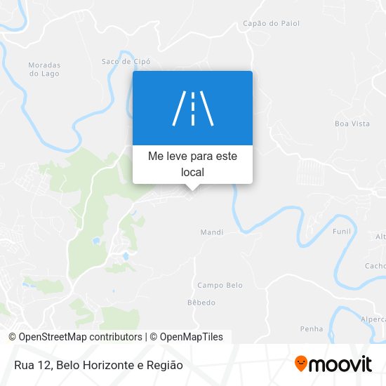 Rua 12 mapa