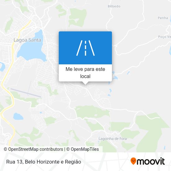 Rua 13 mapa