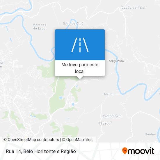 Rua 14 mapa