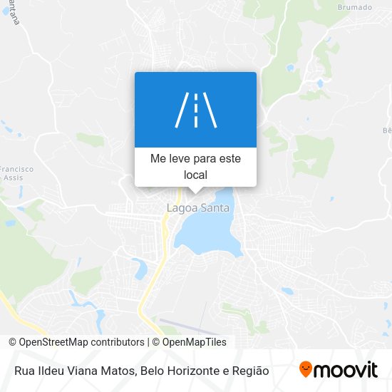Rua Ildeu Viana Matos mapa