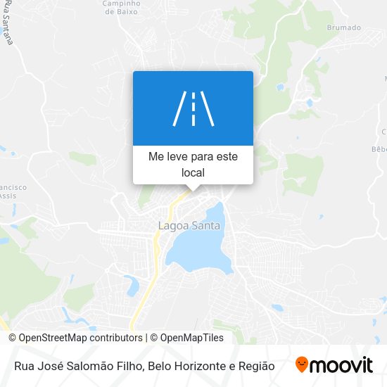 Rua José Salomão Filho mapa