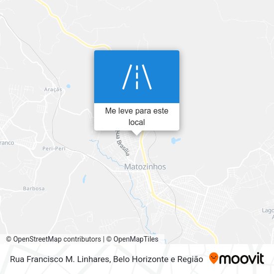 Rua Francisco M. Linhares mapa