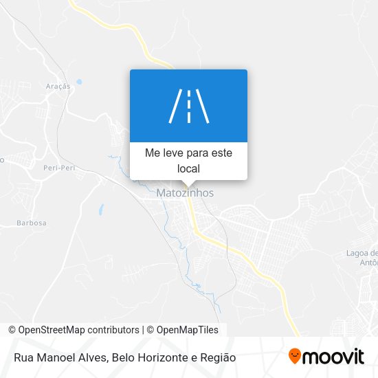 Rua Manoel Alves mapa