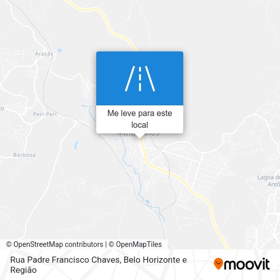 Rua Padre Francisco Chaves mapa
