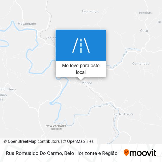 Rua Romualdo Do Carmo mapa