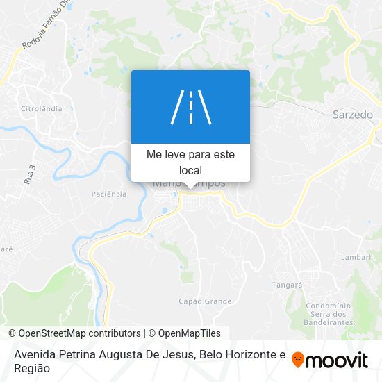 Avenida Petrina Augusta De Jesus mapa