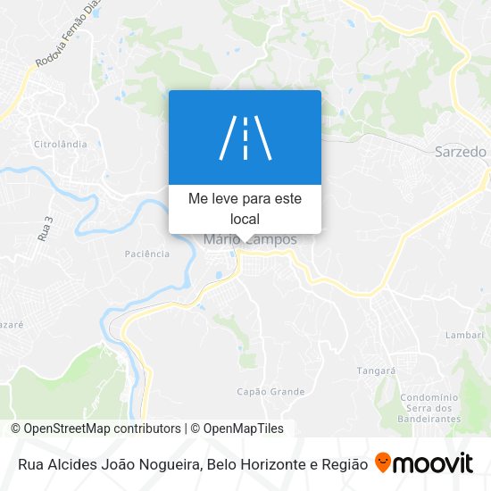 Rua Alcides João Nogueira mapa