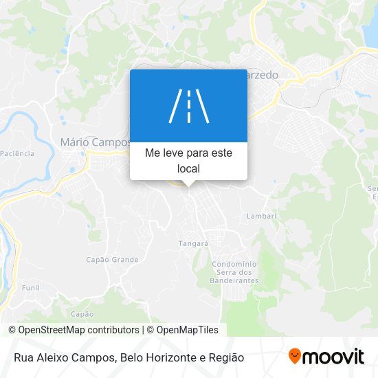 Rua Aleixo Campos mapa