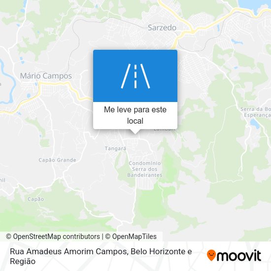 Rua Amadeus Amorim Campos mapa