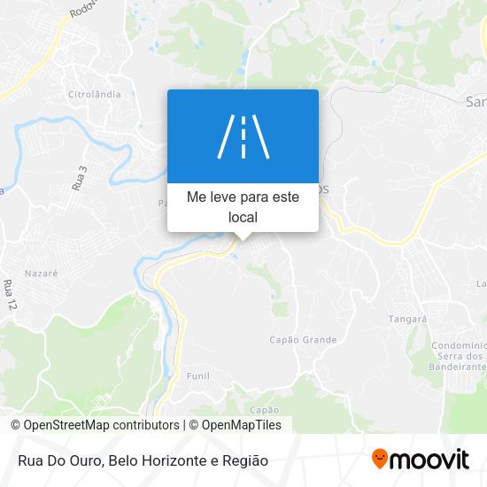 Rua Do Ouro mapa