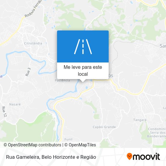 Rua Gameleira mapa
