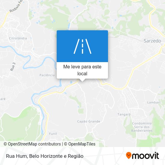 Rua Hum mapa