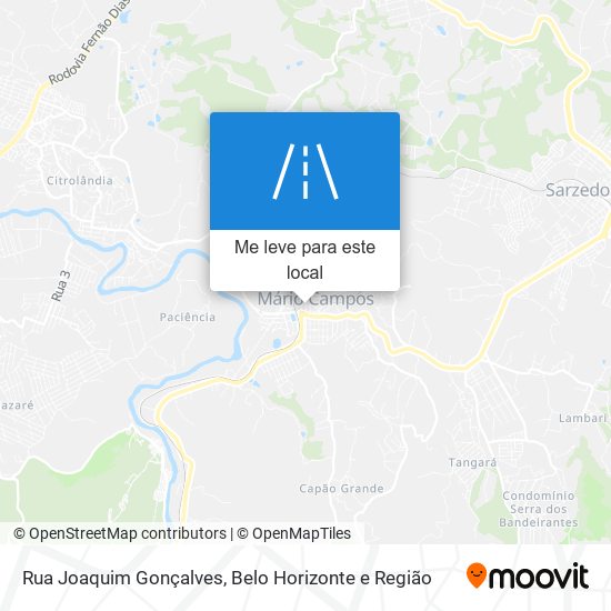 Rua Joaquim Gonçalves mapa