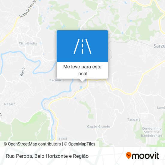 Rua Peroba mapa