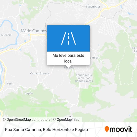 Rua Santa Catarina mapa