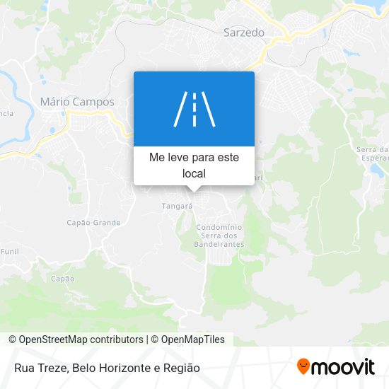 Rua Treze mapa