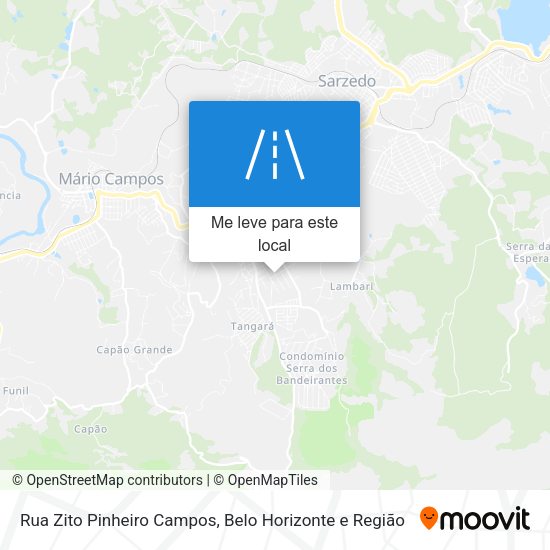 Rua Zito Pinheiro Campos mapa