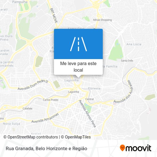 Rua Granada mapa