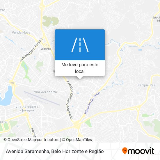 Avenida Saramenha mapa