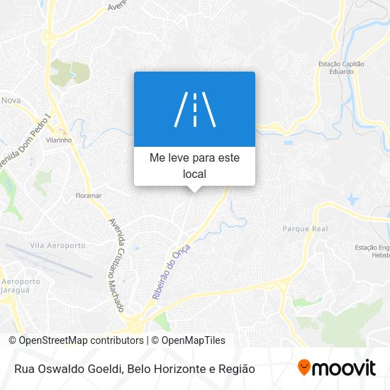 Rua Oswaldo Goeldi mapa