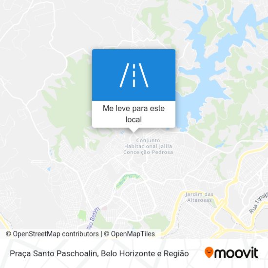 Praça Santo Paschoalin mapa