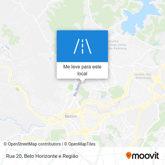 Rua 20 mapa