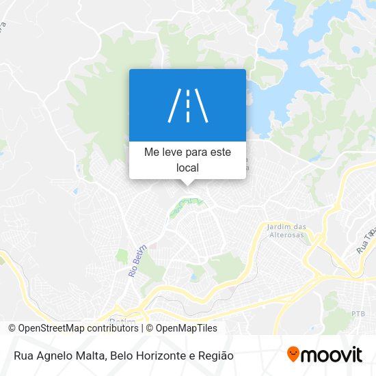 Rua Agnelo Malta mapa