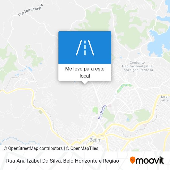 Rua Ana Izabel Da Silva mapa