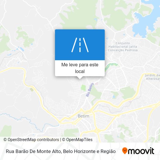 Rua Barão De Monte Alto mapa