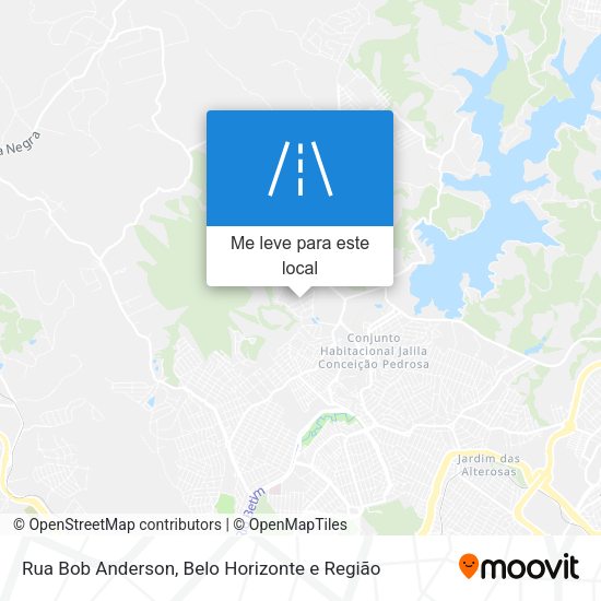 Rua Bob Anderson mapa