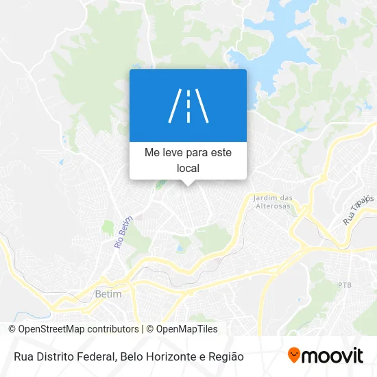 Rua Distrito Federal mapa