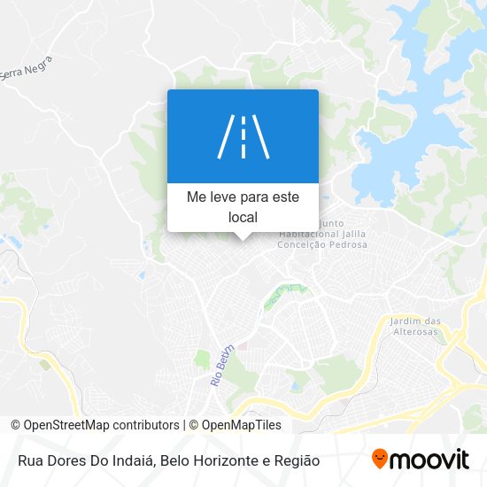 Rua Dores Do Indaiá mapa