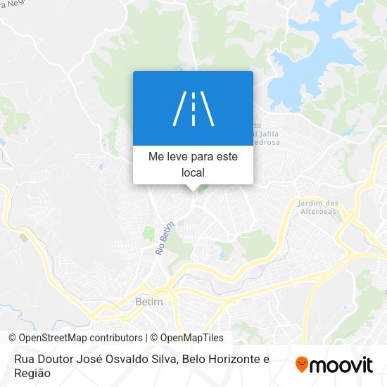 Rua Doutor José Osvaldo Silva mapa